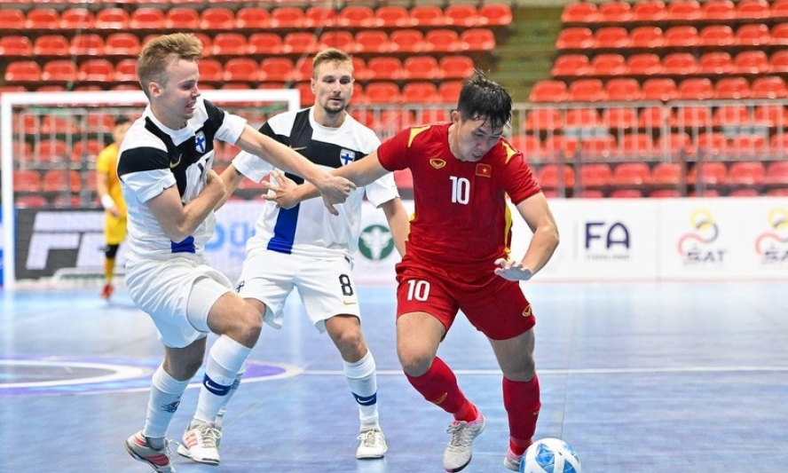 Đội tuyển futsal Việt Nam bị lội ngược dòng trước Phần Lan