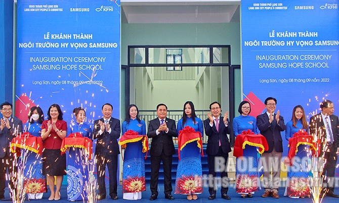 Khánh thành Ngôi trường Hy vọng Samsung