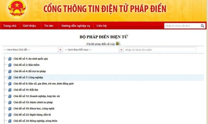 Phê duyệt kết quả pháp điển 2 chủ đề, 29 đề mục