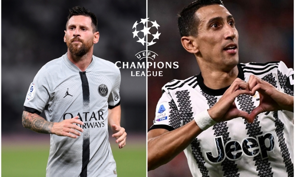 Lịch thi đấu lượt đầu tiên vòng bảng Champions League