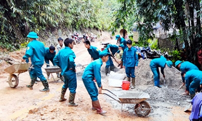 Ban Chỉ huy quân sự huyện Bình Gia tích cực phối hợp thực hiện công tác dân vận