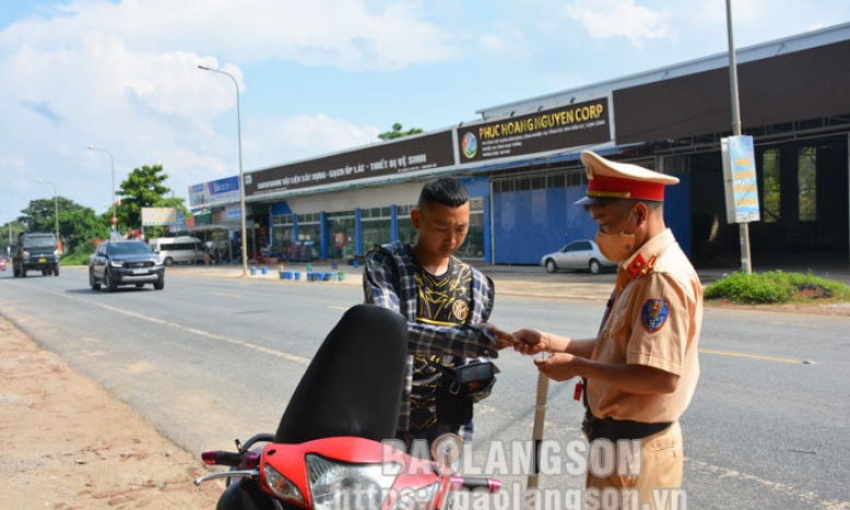 Lạng Sơn: Không xảy ra tai nạn giao thông trong dịp nghỉ lễ 2/9/2022