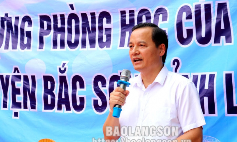 Bắc Sơn: Khánh thành, bàn giao phòng học cho Trường THCS xã Tân Tri