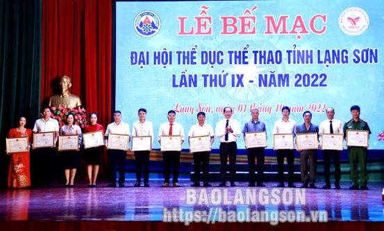 Bế mạc Đại hội TDTT tỉnh lần thứ IX năm 2022