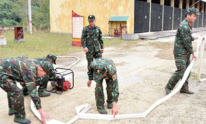 Đại đội 29 chủ động phòng, chống cháy, nổ, đảm bảo an toàn