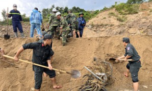 Vụ sạt lở tại thủy điện Kà Tinh: Mở rộng tìm kiếm người mất tích trên sông Trà Bồng