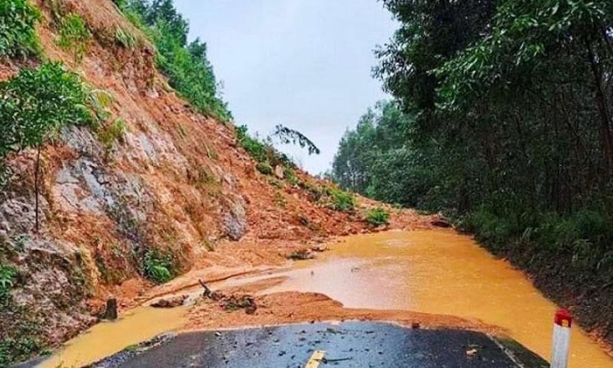 Khu vực từ Quảng Bình-Quảng Nam đề phòng lũ quét, sạt lở đất