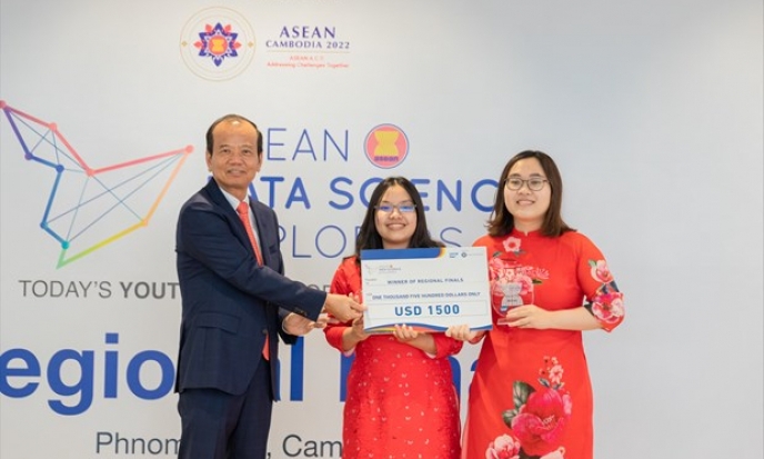 Sinh viên Việt Nam đoạt giải nhất cuộc thi Khám phá Khoa học số ASEAN