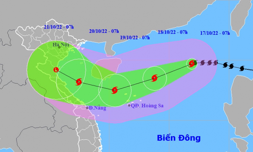 Công điện chỉ đạo ứng phó bão số 6 (bão NESAT)