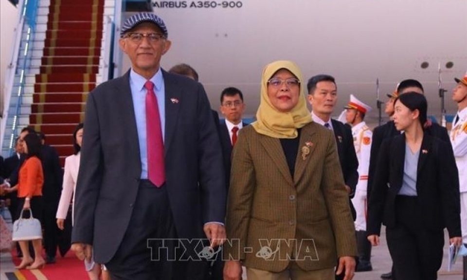 Tổng thống Singapore Halimah Yacob thăm cấp Nhà nước tới Việt Nam