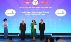 Vietcombank lần thứ 9 liên tiếp vào tốp 10 thương hiệu mạnh Việt Nam