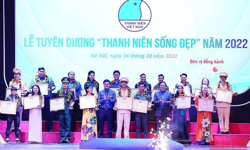 Tôn vinh “Thanh niên sống đẹp” của năm 2022