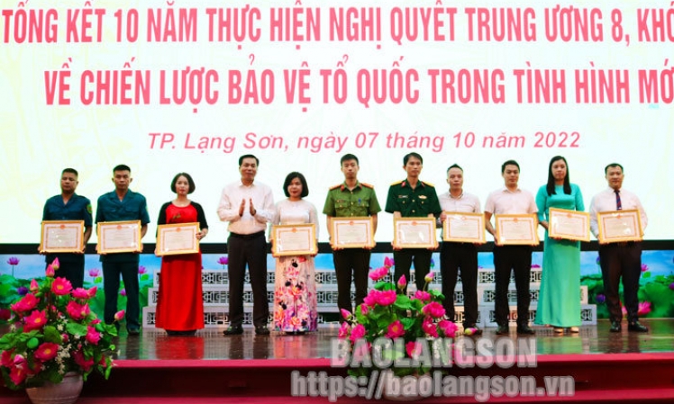 Thành ủy Lạng Sơn: Tổng kết 10 năm thực hiện Nghị quyết Trung ương 8, khoá XI