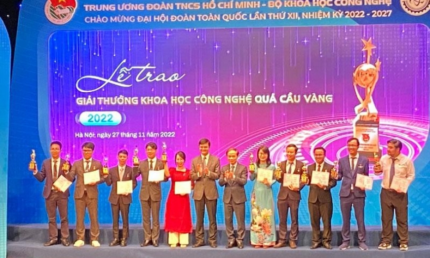 Trao Giải thưởng Khoa học công nghệ Quả cầu vàng năm 2022