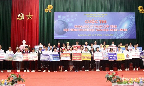 123 dự án tham dự cuộc thi khoa học kĩ thuật cấp tỉnh dành cho học sinh trung học năm học 2022 – 2023