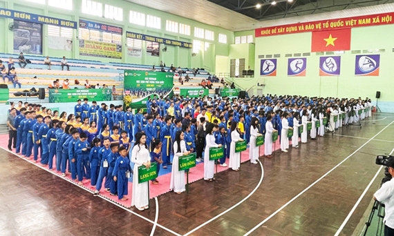 Lạng Sơn đoạt 11 huy chương tại giải Vovinam học sinh phổ thông toàn quốc năm 2022