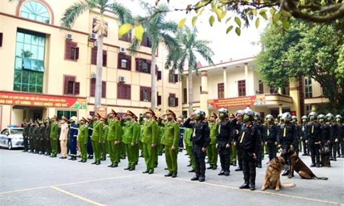 Đồng loạt ra quân thực hiện cao điểm tấn công, trấn áp tội phạm, bảo đảm an ninh, trật tự Tết Nguyên