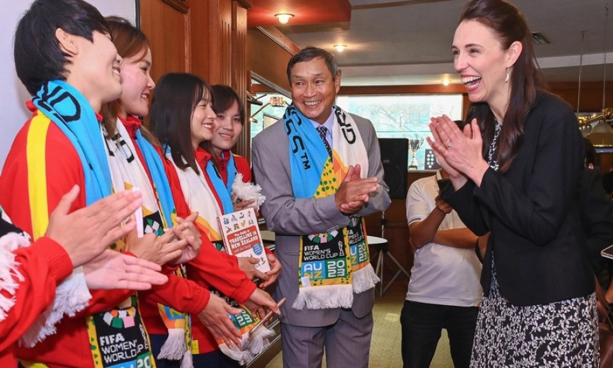 Thủ tướng Jacinda Ardern dành tình cảm đặc biệt cho bóng đá nữ Việt Nam