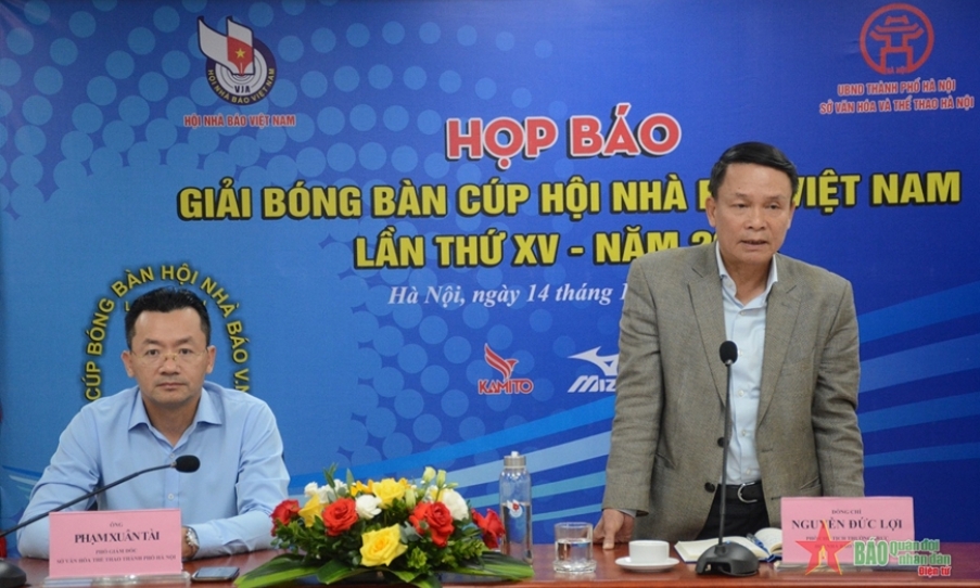 Giải bóng bàn cúp Hội Nhà báo Việt Nam năm 2022 khởi tranh ngày 18-11