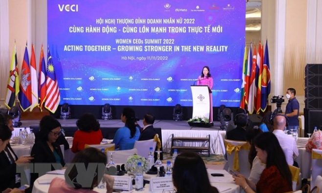 Hội nghị thượng đỉnh Doanh nhân nữ ASEAN 2022 tại Hà Nội