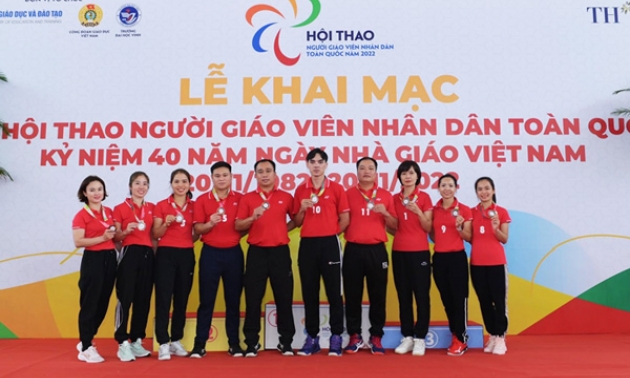 Ngành giáo dục và đào tạo Lạng Sơn giành 3 huy chương tại Hội thao người giáo viên nhân dân toàn quốc