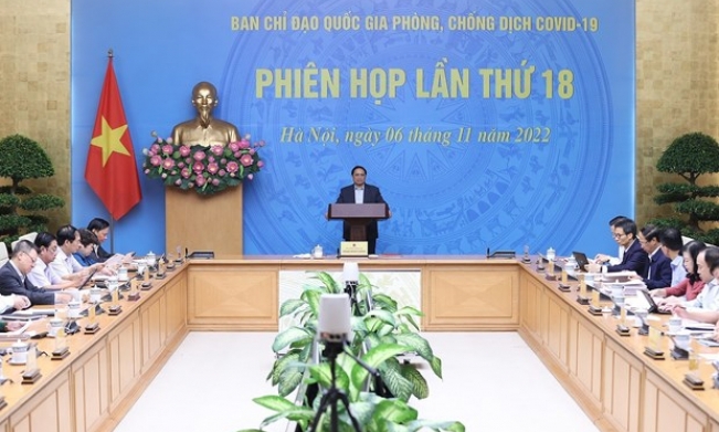 Thủ tướng chủ trì phiên họp 18 Ban chỉ đạo QG phòng, chống COVID-19