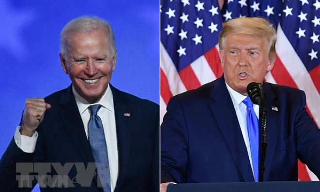 Tổng thống Biden và cựu Tổng thống Trump vận động tranh cử