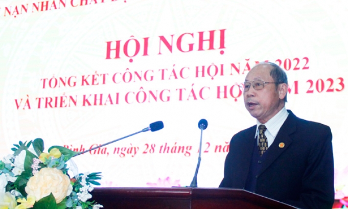 Hội Nạn nhân chất độc da cam tỉnh tổng kết công tác hội năm 2022