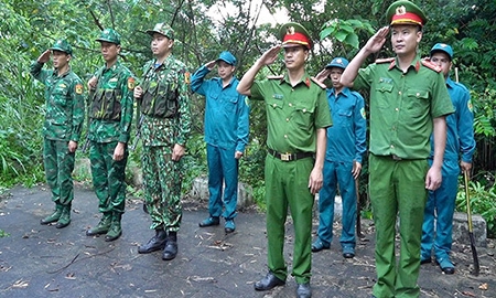 Lực lượng công an đảm bảo an ninh trật tự nơi biên giới