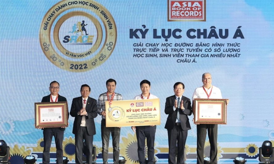 Giải chạy học sinh-sinh viên của Việt Nam đạt kỷ lục châu Á