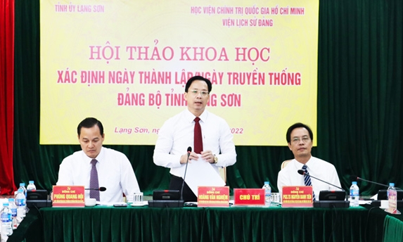 Chính thức lấy ngày 15/6/1933 là Ngày truyền thống Đảng bộ tỉnh Lạng Sơn