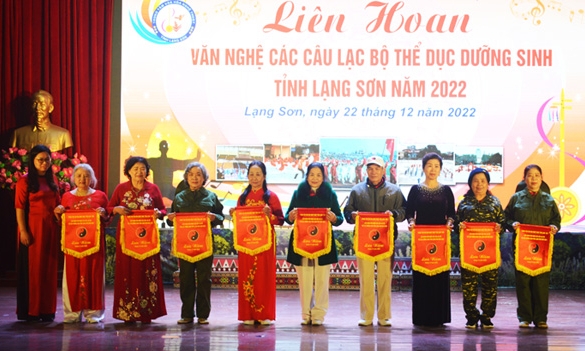 Liên hoan văn nghệ các câu lạc bộ thể dục dưỡng sinh tỉnh Lạng Sơn năm 2022