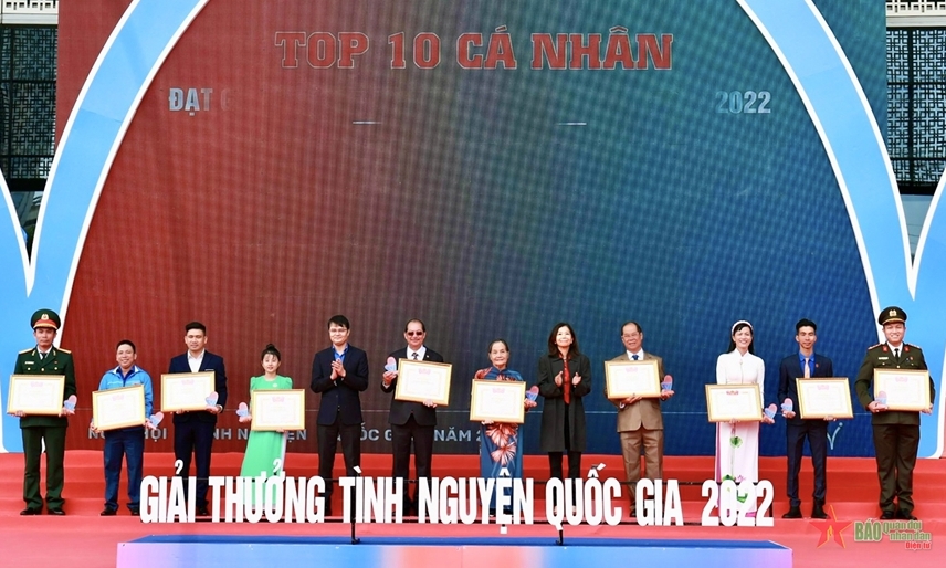 Hơn 2.000 tình nguyện viên tham dự Ngày hội Tình nguyện Quốc gia năm 2022