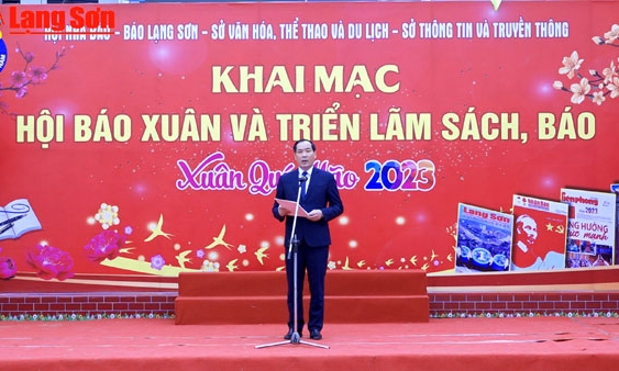 Khai mạc Hội Báo xuân Xứ Lạng và triển lãm sách, báo Xuân Quý Mão 2023