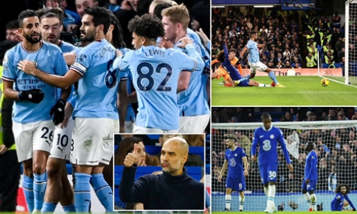 Vòng 19 Ngoại hạng Anh: Man City giành 3 điểm trước Chelsea