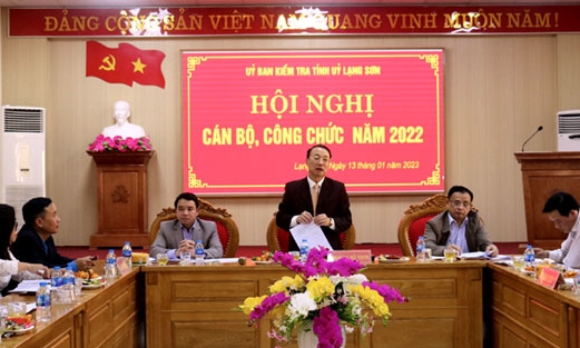 Ủy ban Kiểm tra Tỉnh ủy tổ chức hội nghị cán bộ, công chức năm 2022