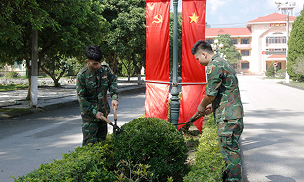 Bộ Chỉ huy Quân sự tỉnh xây dựng đơn vị vững mạnh toàn diện