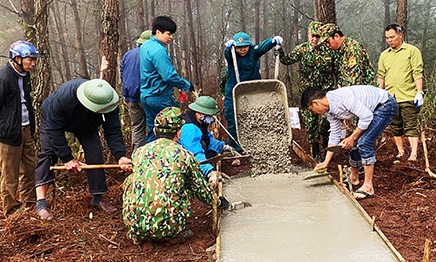 Đồn Biên phòng Chi Lăng gắn việc học tập và làm theo Bác với thực hiện nhiệm vụ chính trị