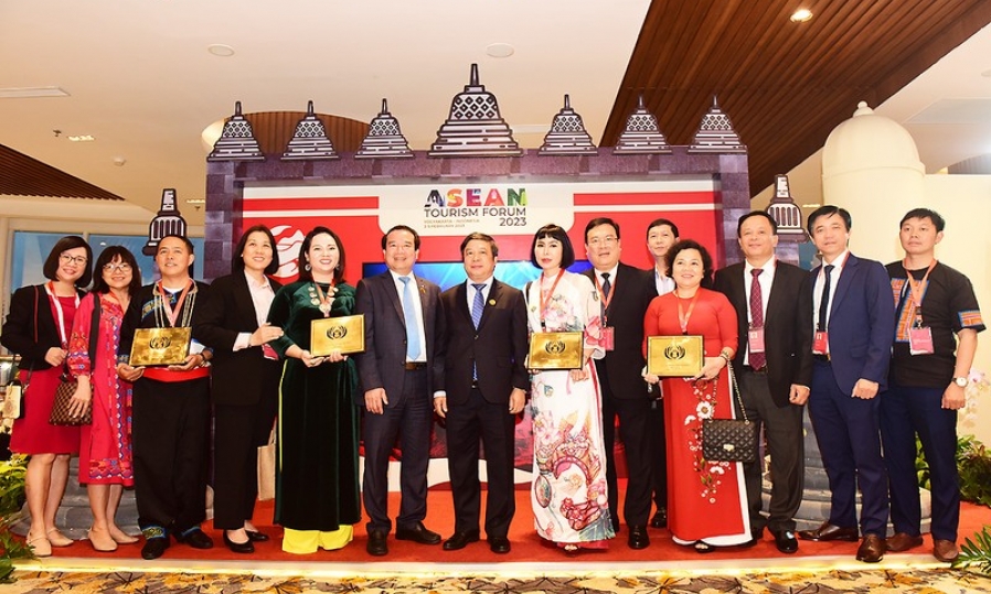 14 đơn vị của Việt Nam nhận Giải thưởng Du lịch ASEAN 2023