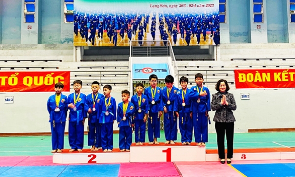 Trao 162 bộ huy chương tại giải Vovinam học sinh phổ thông năm 2023