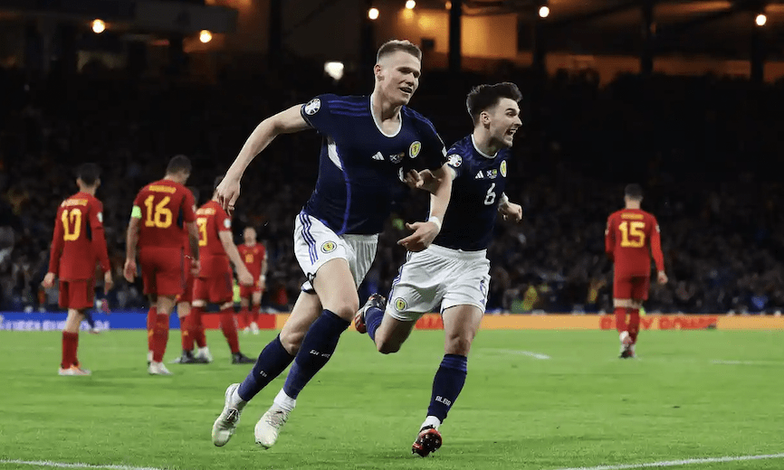 Vòng loại Euro 2024, Tây Ban Nha bất ngờ thua Scotland