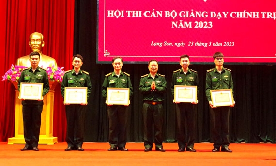 40 thí sinh tham gia hội thi cán bộ giảng dạy chính trị năm 2023