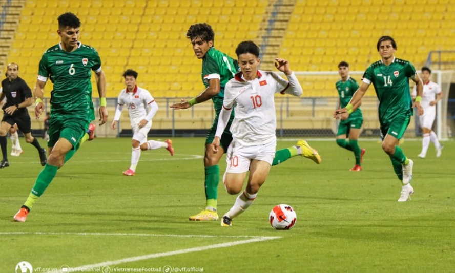 Nhận hai thẻ đỏ, U23 Việt Nam thua U23 Iraq 0-3