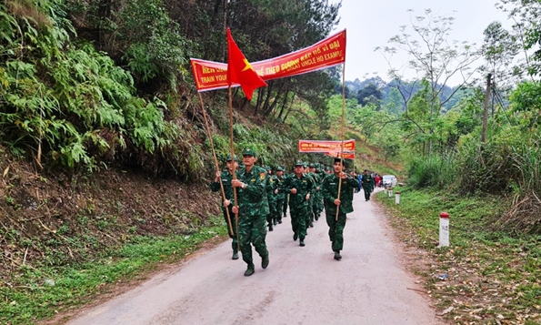 Đồn Biên phòng Thanh Lòa phát động “Ngày chạy thể thao quân sự” kết hợp “Ngày chạy Olympic” năm 2023