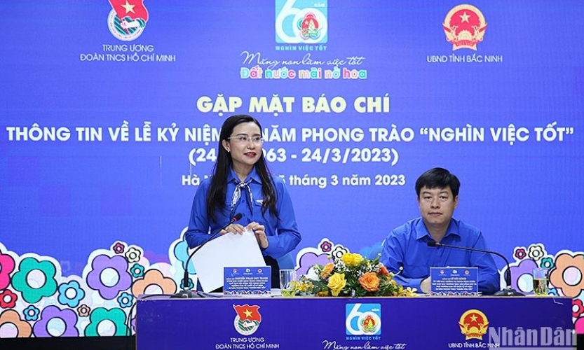 263 “Dũng sĩ nghìn việc tốt” dự lễ kỷ niệm 60 năm phong trào “Nghìn việc tốt”