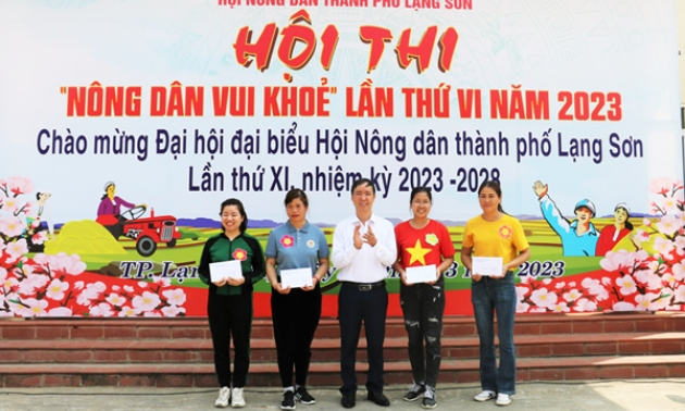 8 đội thi tham gia Hội thi “Nông dân vui khỏe” Thành phố Lạng Sơn lần thứ VI năm 2023