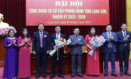 Công đoàn cơ sở Văn phòng UBND tỉnh tổ chức đại hội nhiệm kỳ 2023-2028