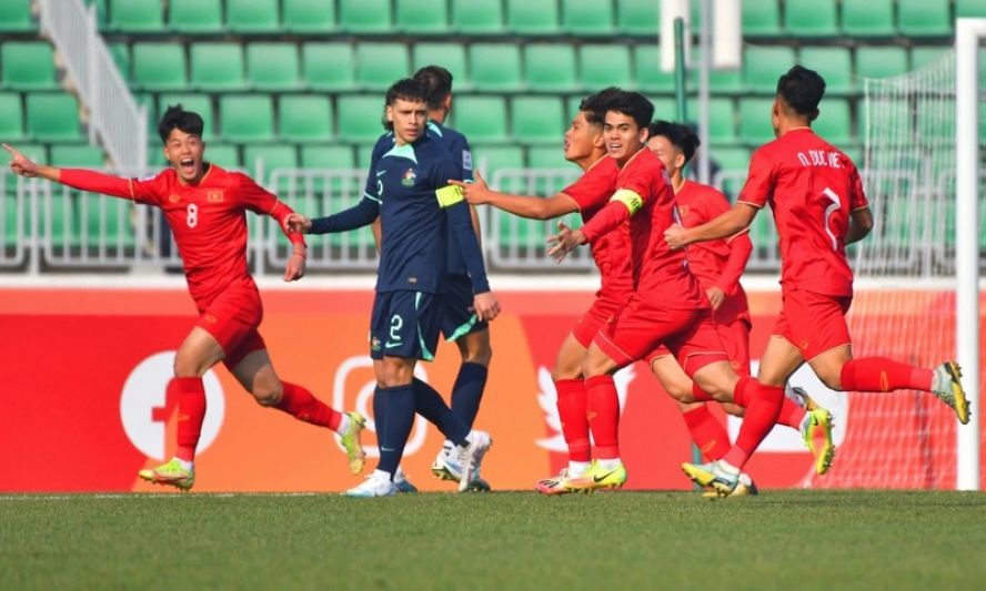 Thắng Australia 1-0, U20 Việt Nam khởi đầu thuận lợi