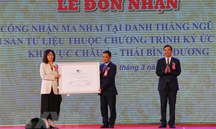 Đà Nẵng đón Bằng công nhận Ma nhai là Di sản tư liệu của châu Á-TBD