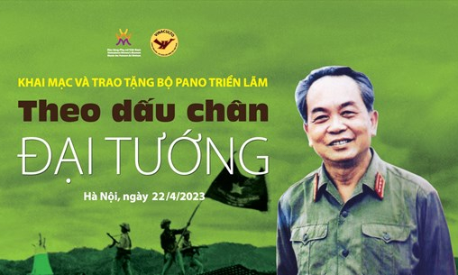 Triển lãm thơ diễn ca lịch sử “Theo dấu chân Đại tướng”